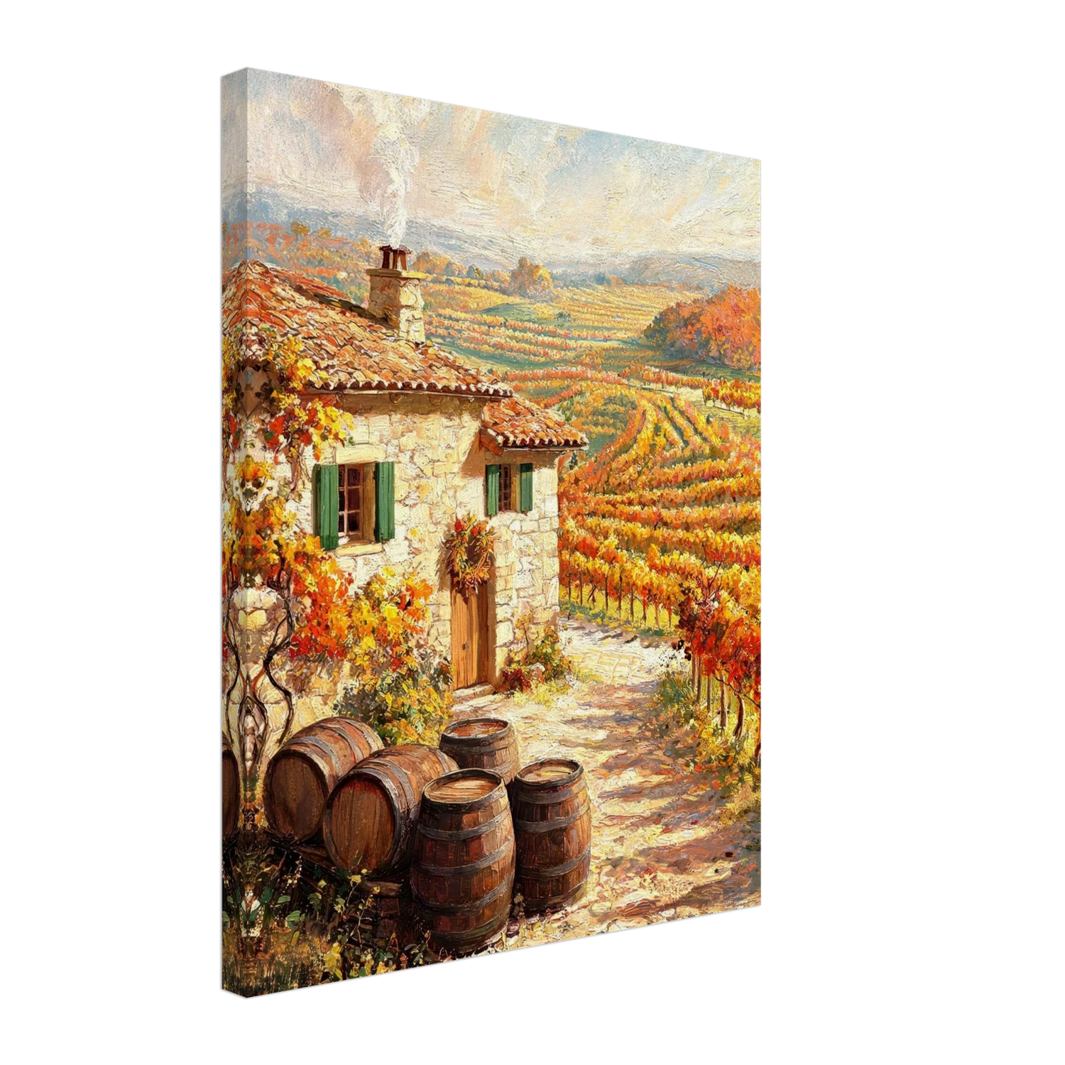 Autumn in Provence - Canvas Prints