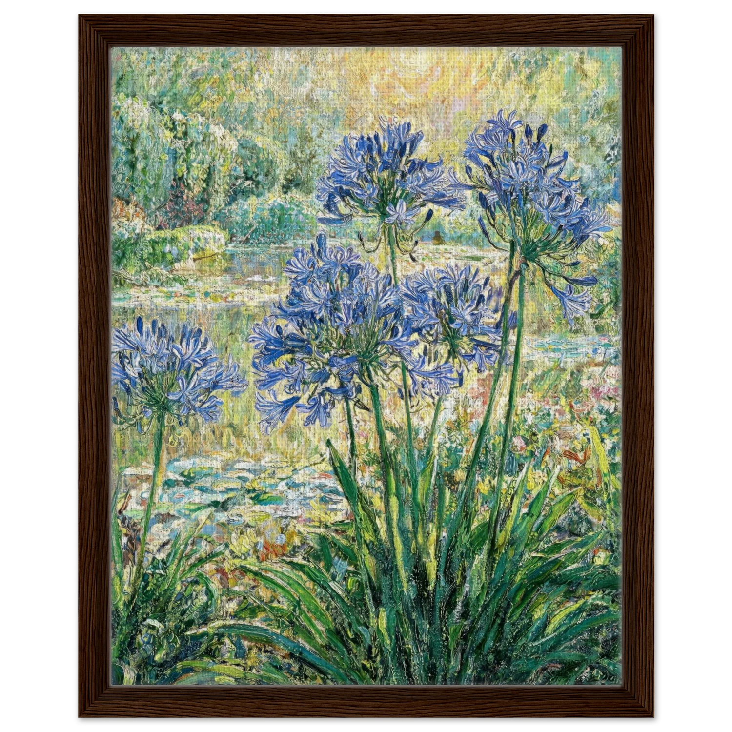 Giverny Whispers - Framed Canvas Prints