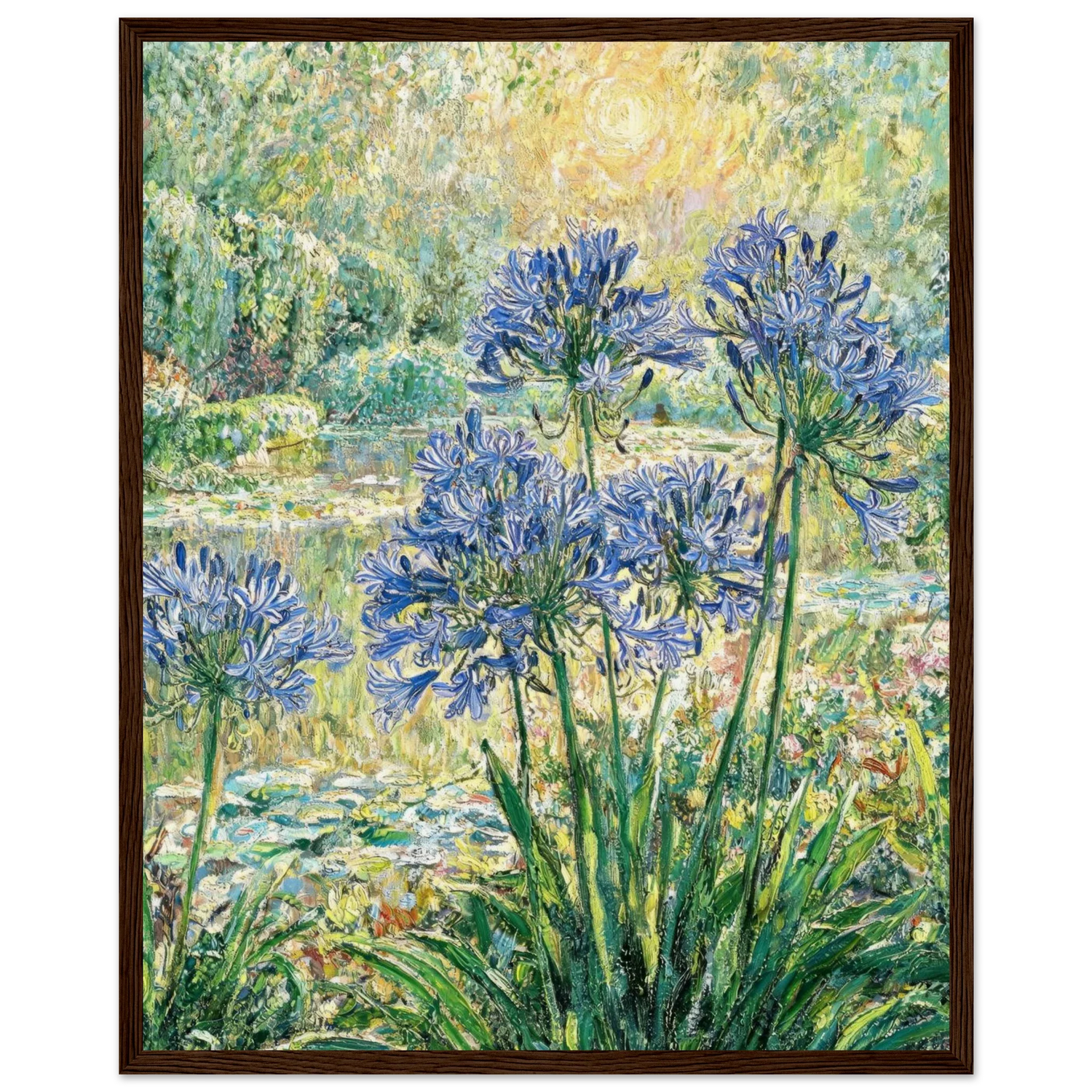 Giverny Whispers - Wooden Framed Art Prints