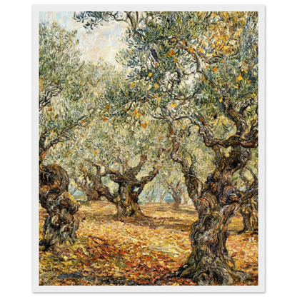Autumn Olive Grove Framed Art Print | Ready to Hang Wall Decor