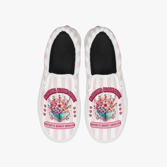 Cherry Blossom Delight Slip-Ons