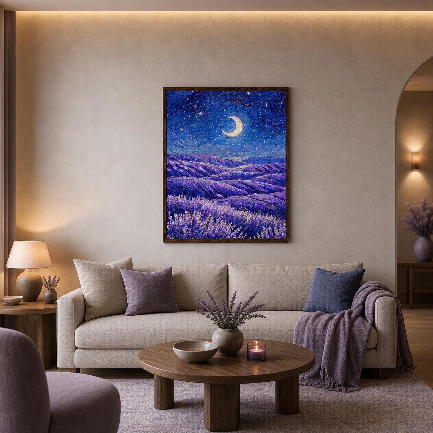 Lavender Twilight Framed Art Poster