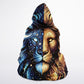 Celestial Duality Lion Micro Fleece Hooded Blanket