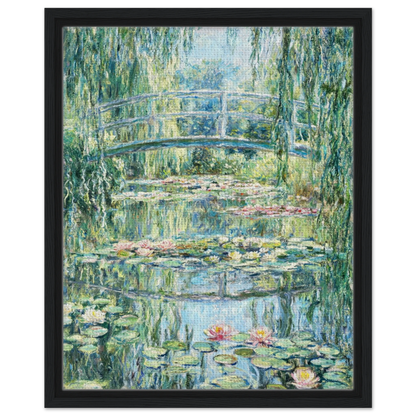 Framed Giverny Reflections Canvas | Premium Vintage Impressionist Canvas Art