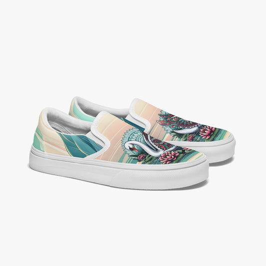 Enchanted Swan Serenity Slip-Ons