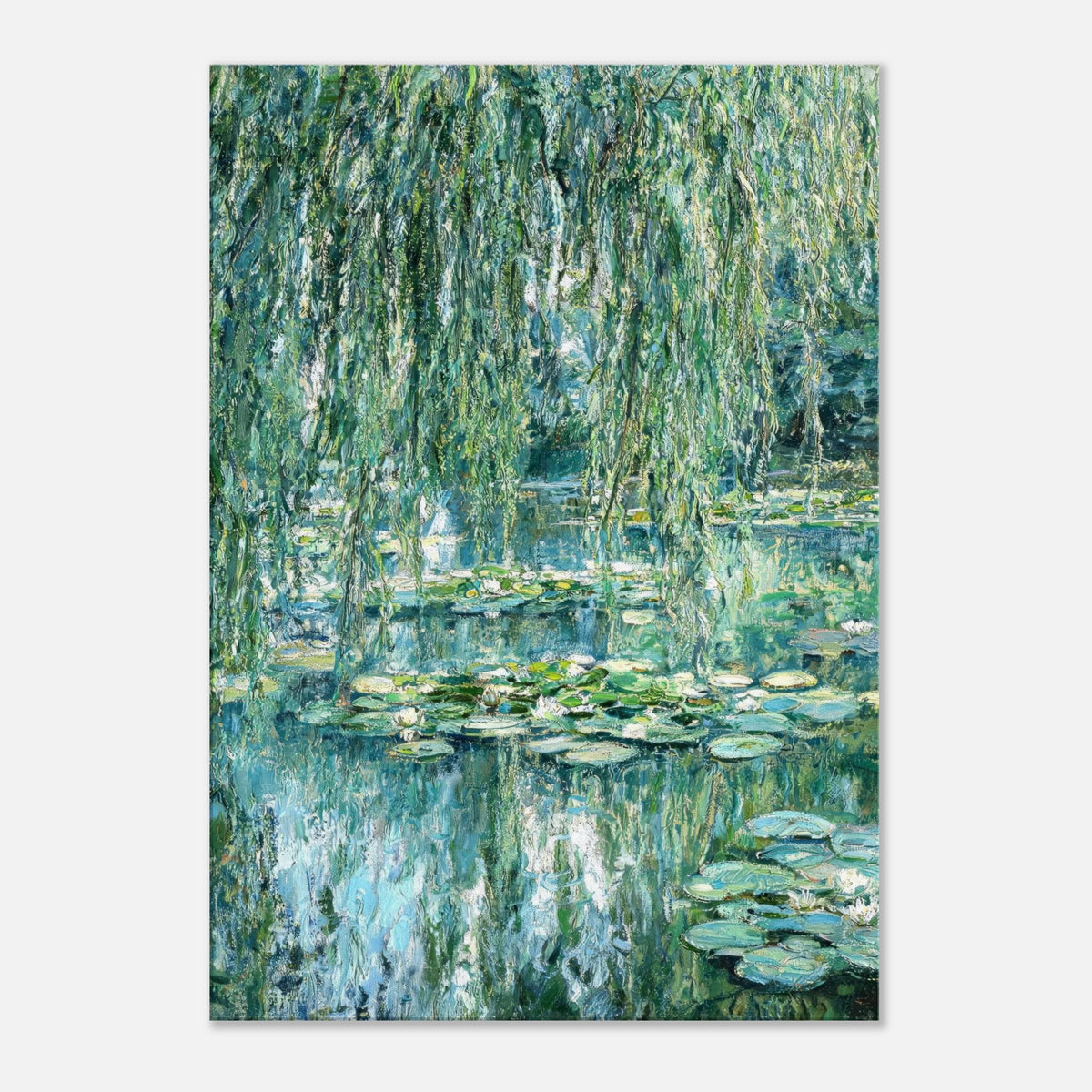 Giverny's Dream Impressionist Bridge & Water Lilies Art Print