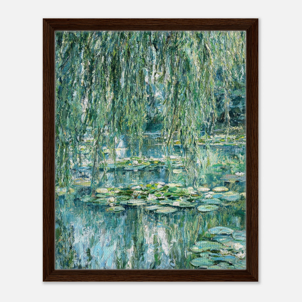 Giverny's Dream Impressionist Bridge & Water Lilies Art Print