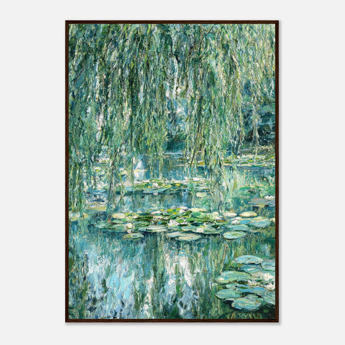 Giverny's Dream Impressionist Bridge & Water Lilies Art Print