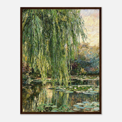 Monet's Weeping Willow & Water Lilies Impressionist Art Print