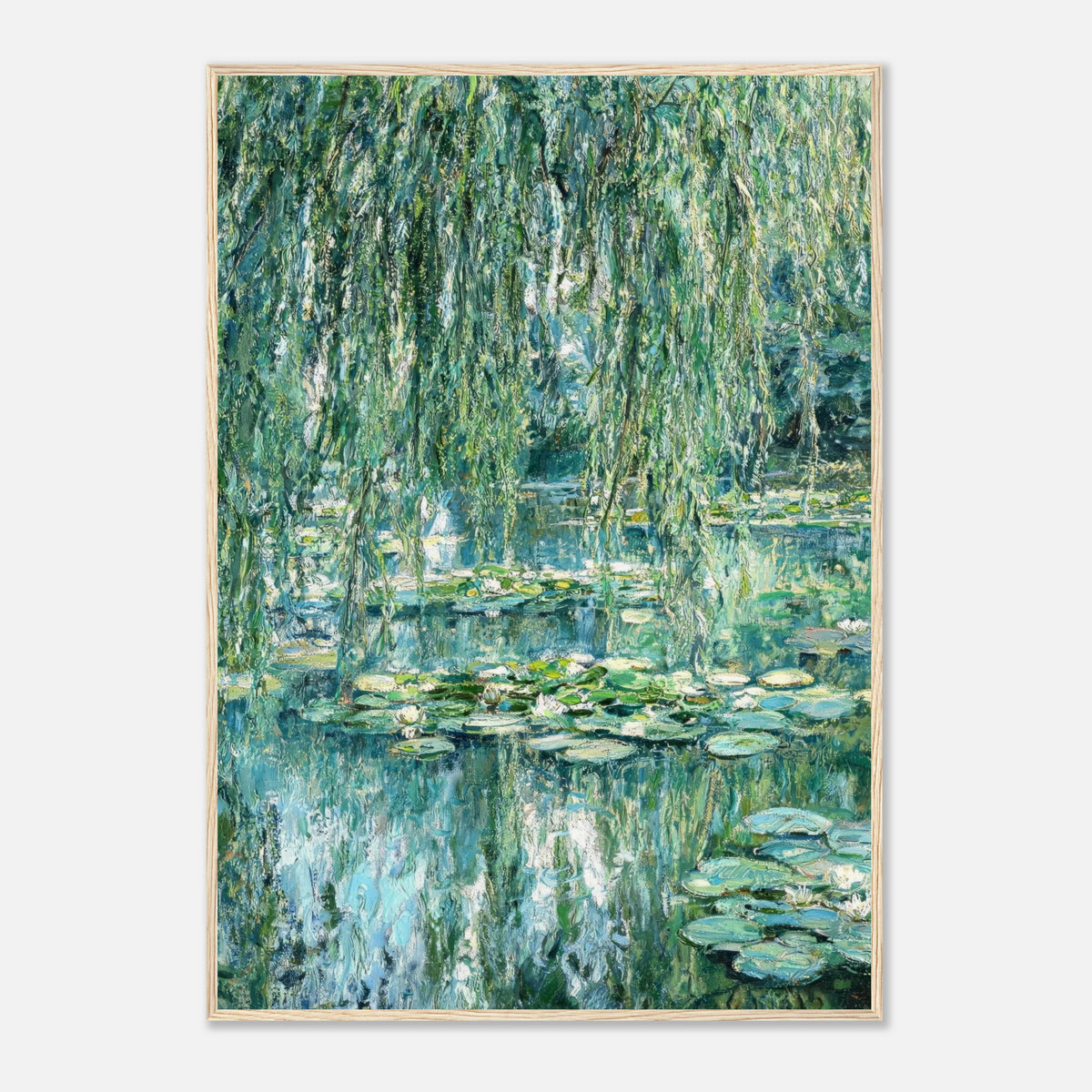 Giverny's Dream Impressionist Bridge & Water Lilies Art Print