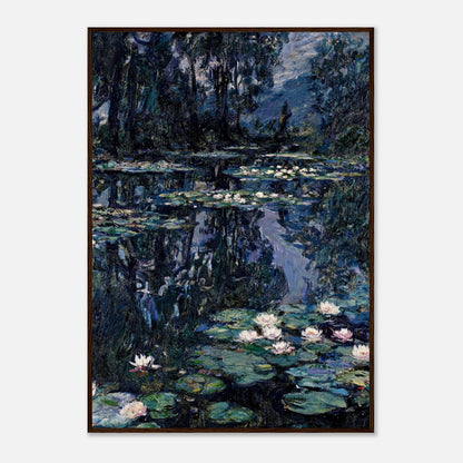 Nocturne Water Lilies & Dark Pond Impressionist Art Print