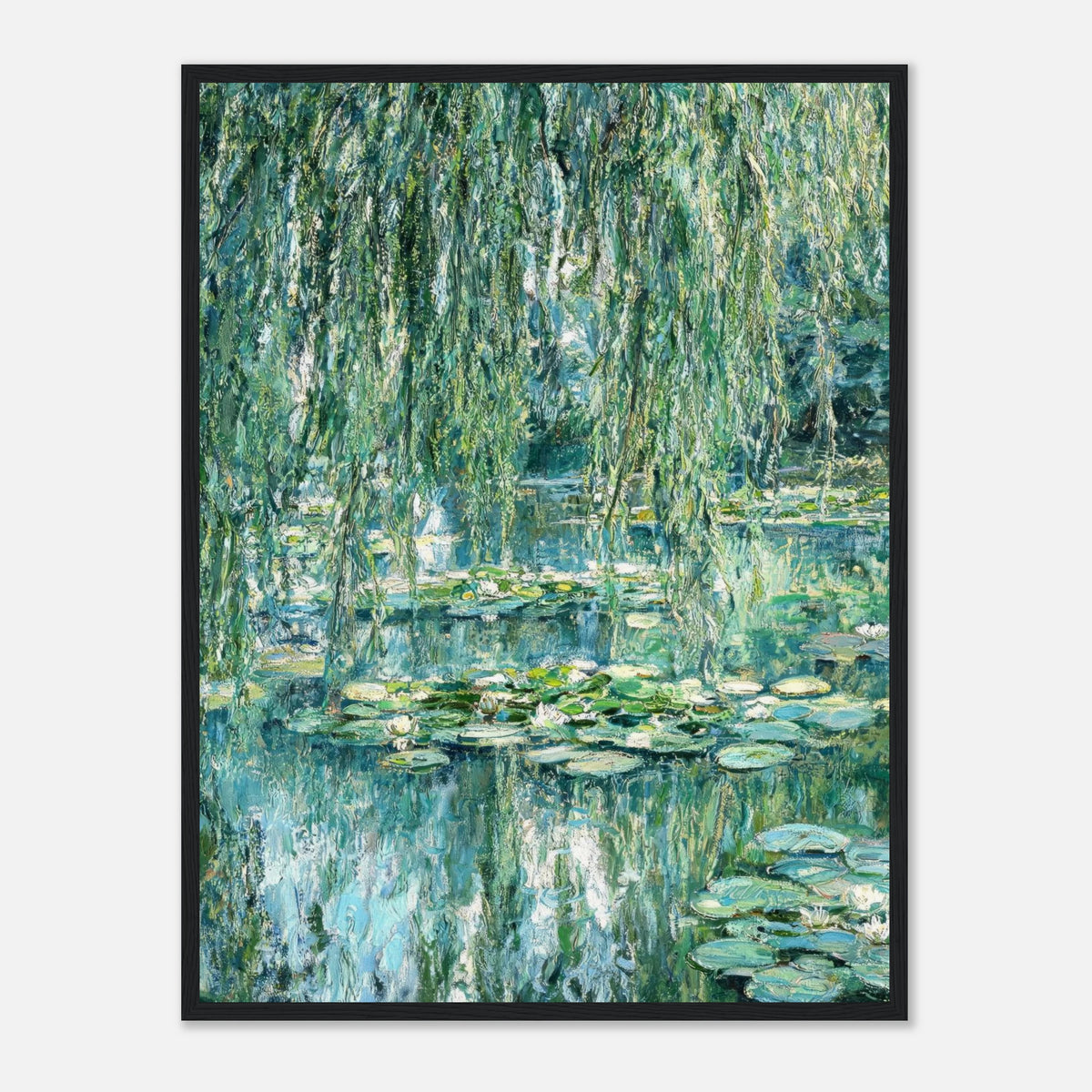 Giverny's Dream Impressionist Bridge & Water Lilies Art Print
