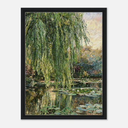Monet's Weeping Willow & Water Lilies Impressionist Art Print