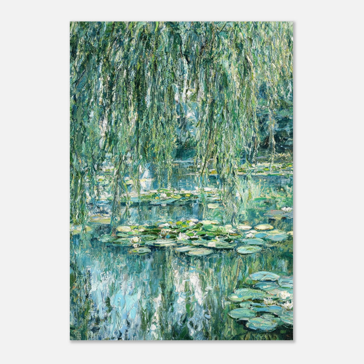 Giverny's Dream Impressionist Bridge & Water Lilies Art Print