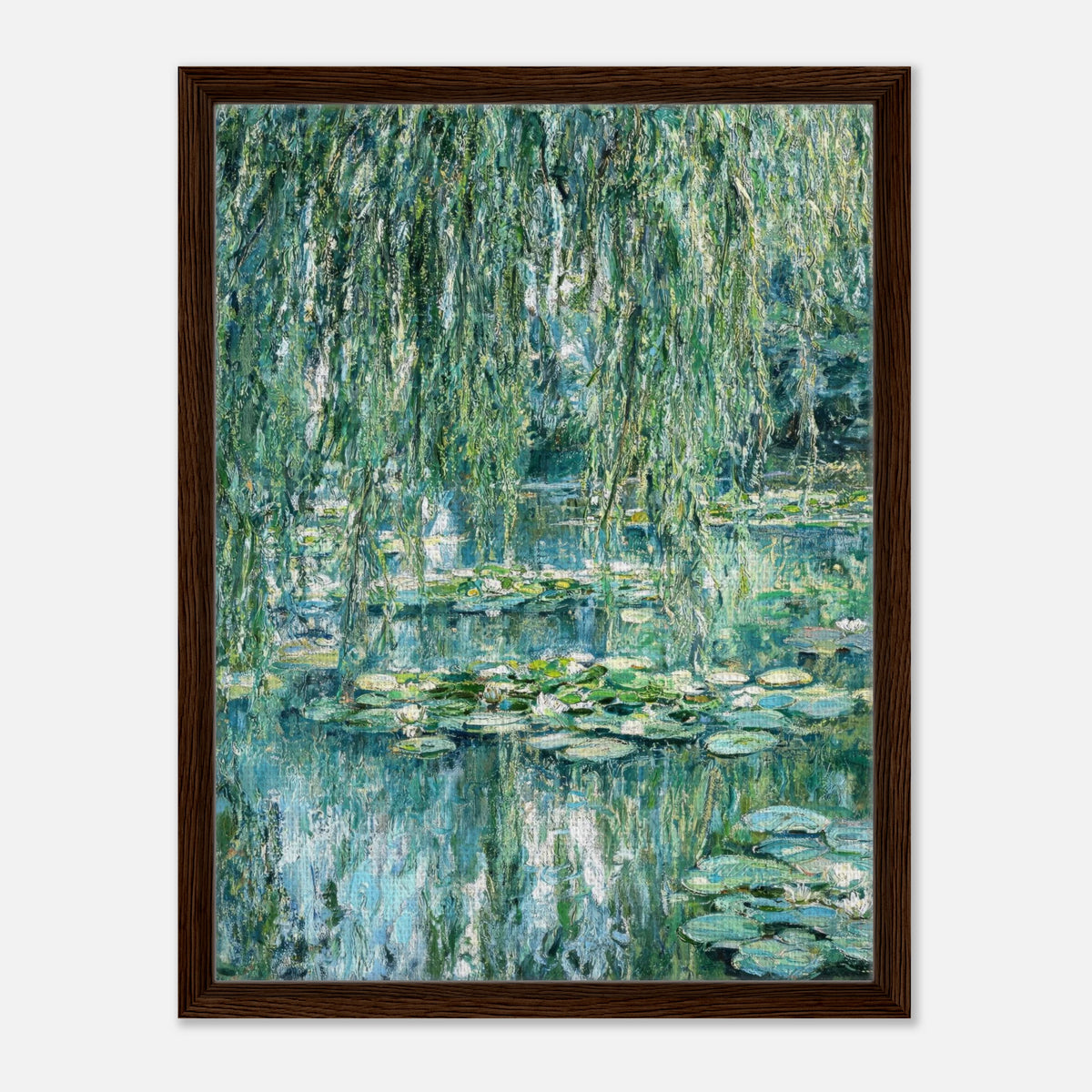 Giverny's Dream Impressionist Bridge & Water Lilies Art Print