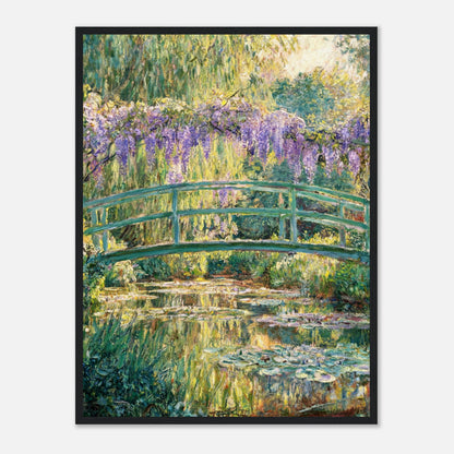 Wisteria & Japanese Bridge Impressionist Art Print