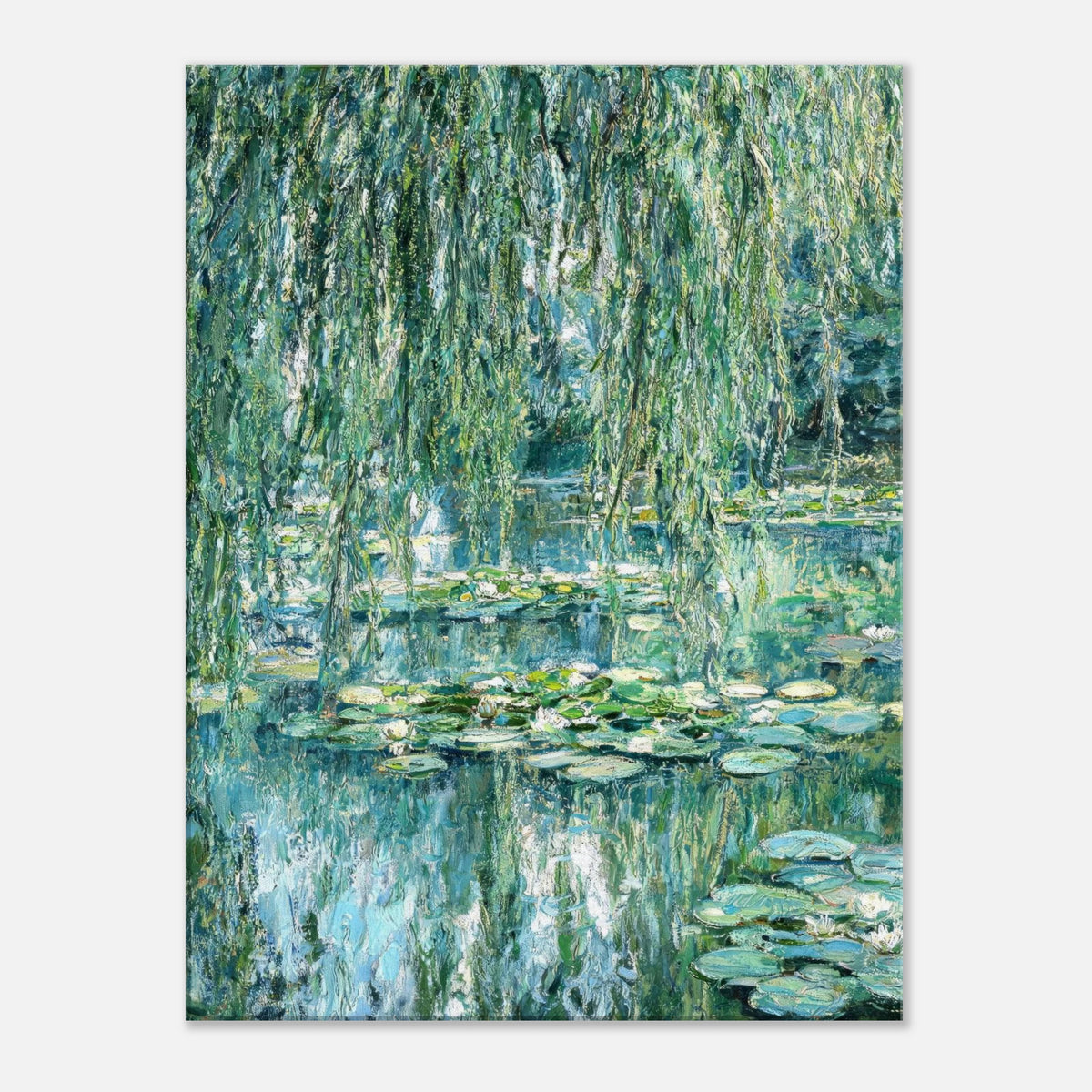 Giverny's Dream Impressionist Bridge & Water Lilies Art Print