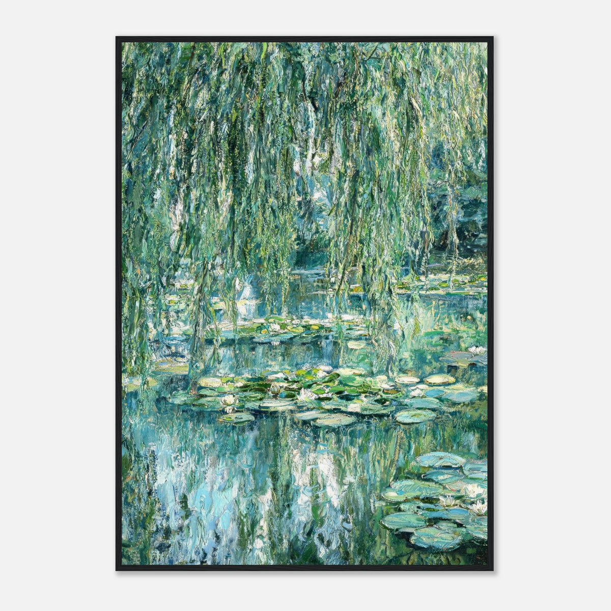 Giverny's Dream Impressionist Bridge & Water Lilies Art Print