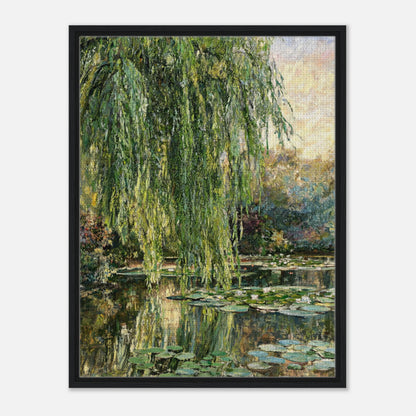 Monet's Weeping Willow & Water Lilies Impressionist Art Print