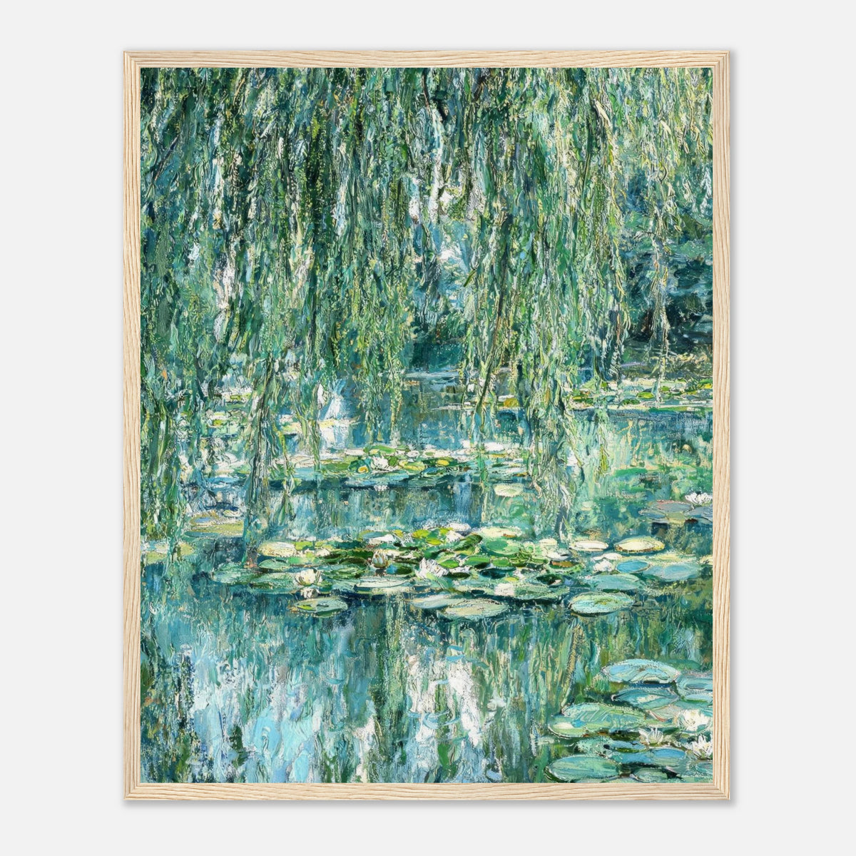Giverny's Dream Impressionist Bridge & Water Lilies Art Print