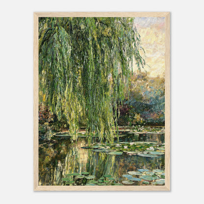 Monet's Weeping Willow & Water Lilies Impressionist Art Print