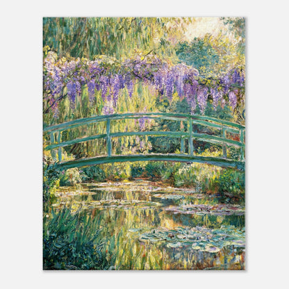 Wisteria & Japanese Bridge Impressionist Art Print