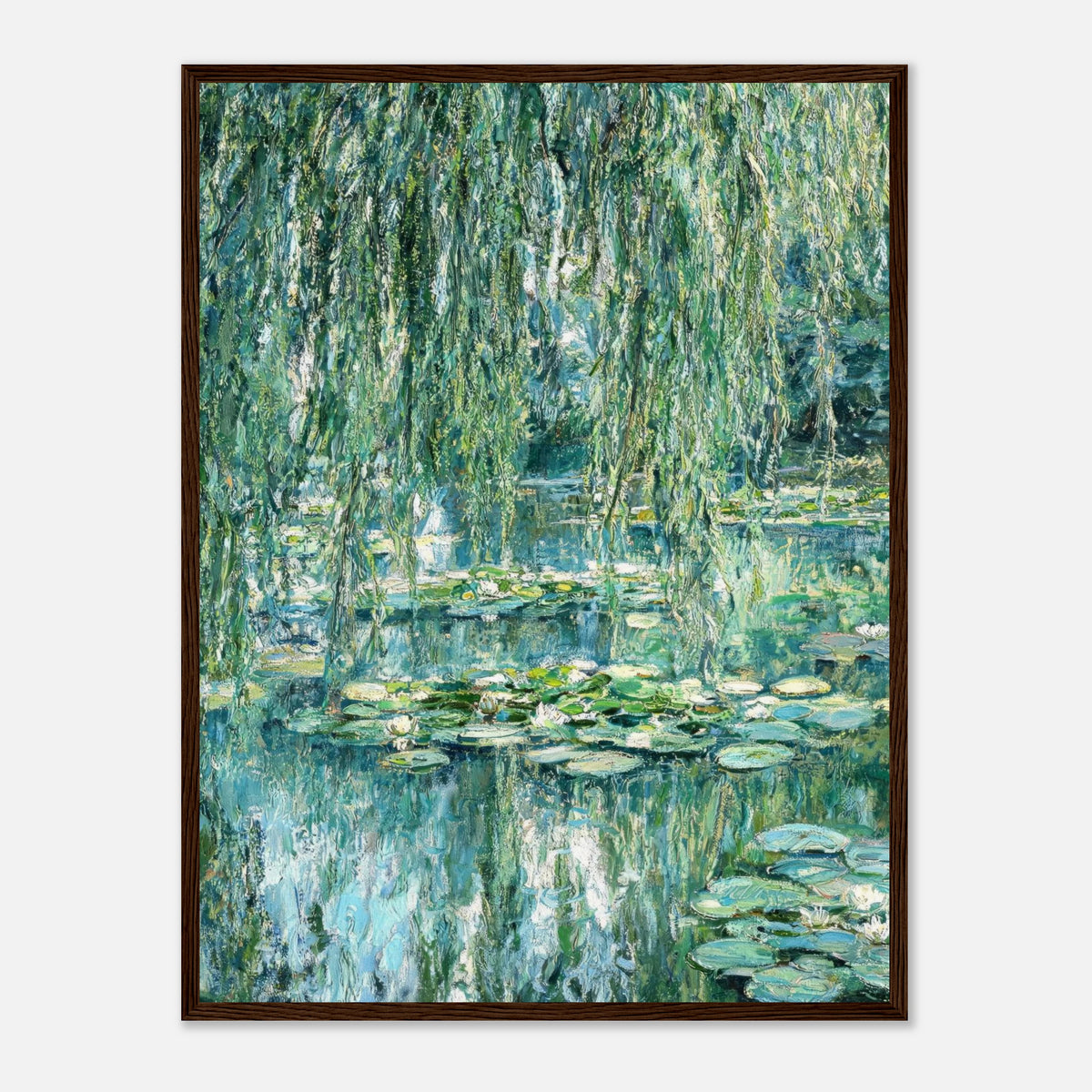 Giverny's Dream Impressionist Bridge & Water Lilies Art Print