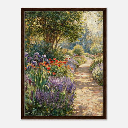 Sunlit Secret Garden Path Impressionist Art Print