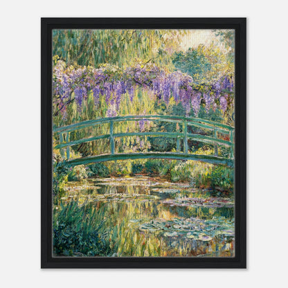 Wisteria & Japanese Bridge Impressionist Art Print