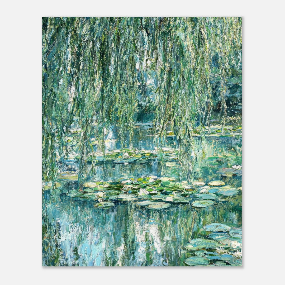 Giverny's Dream Impressionist Bridge & Water Lilies Art Print