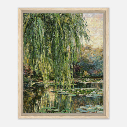 Monet's Weeping Willow & Water Lilies Impressionist Art Print