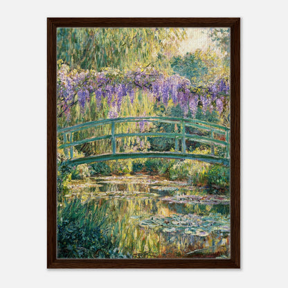 Wisteria & Japanese Bridge Impressionist Art Print