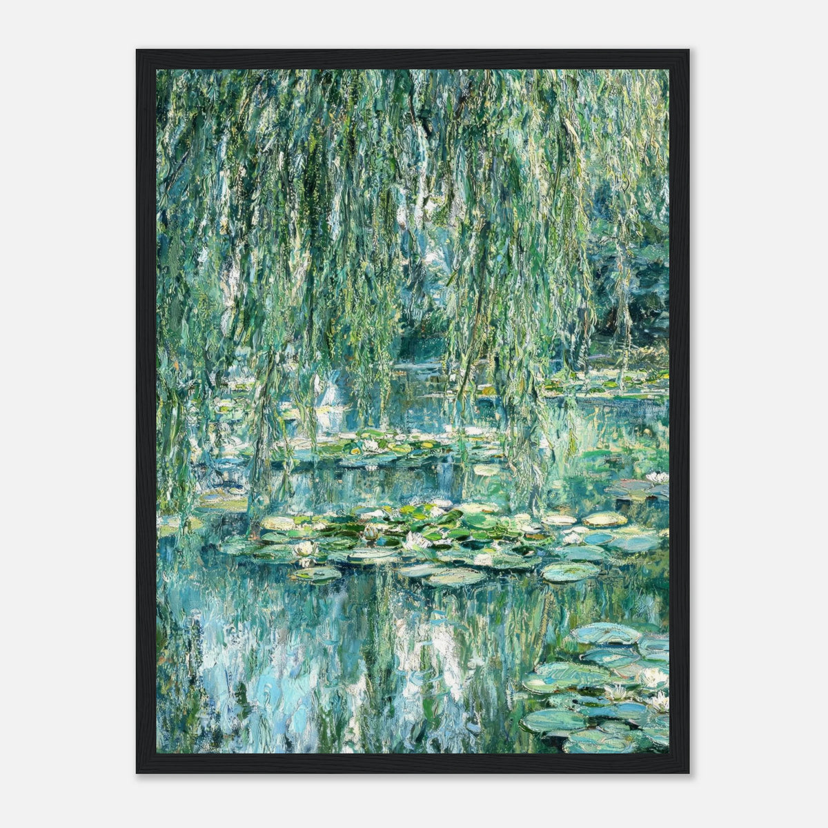Giverny's Dream Impressionist Bridge & Water Lilies Art Print