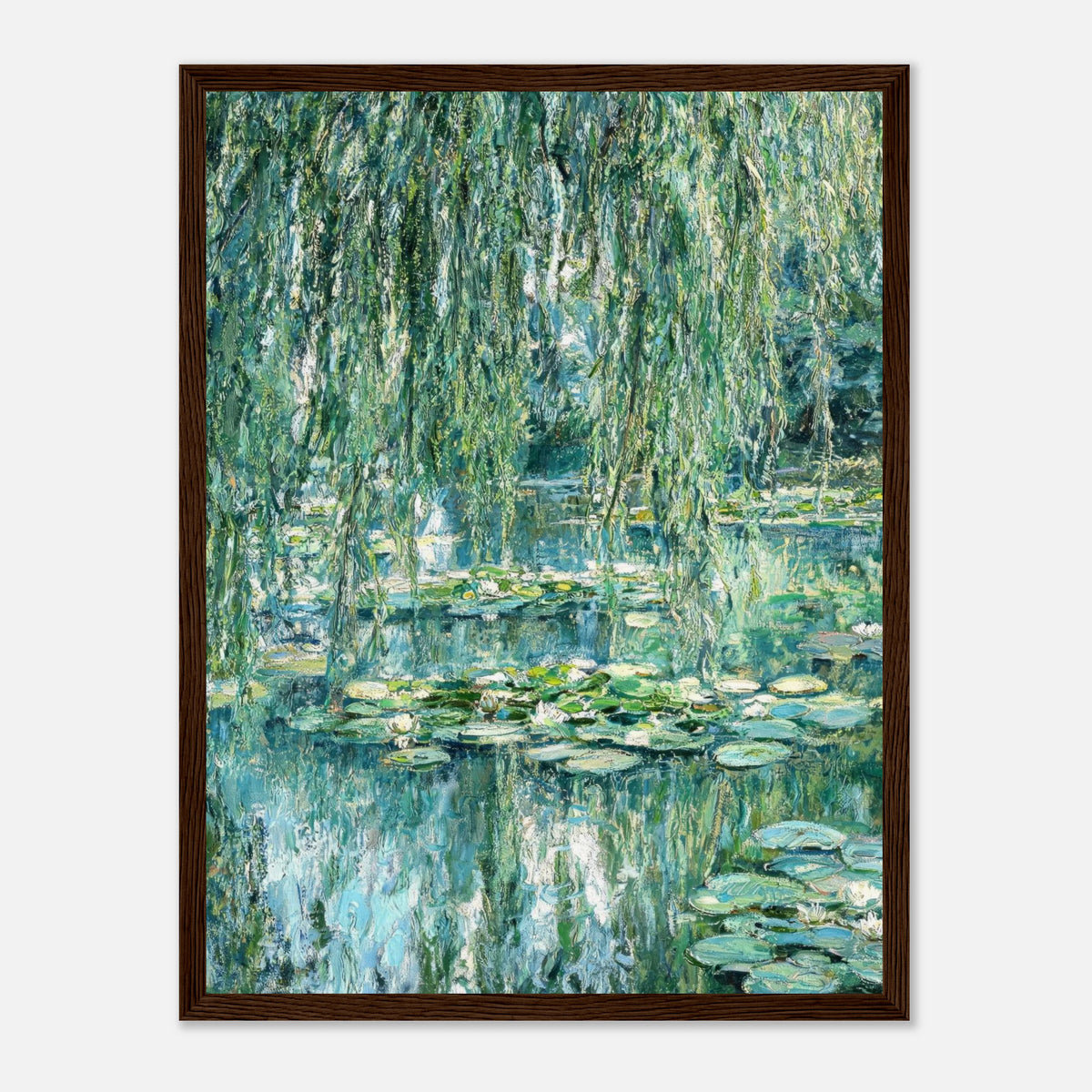 Giverny's Dream Impressionist Bridge & Water Lilies Art Print