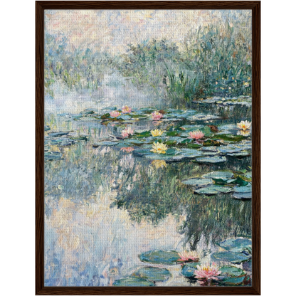 Water Lilies Pond Framed Canvas | Vintstep