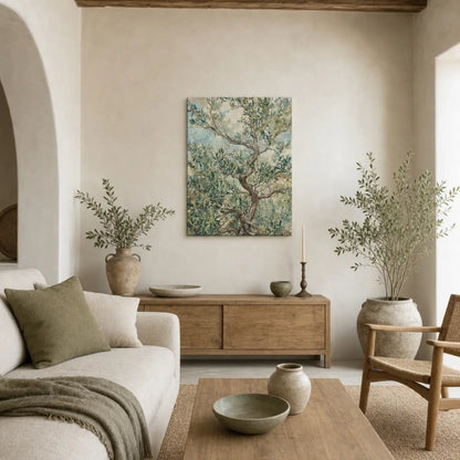 Impressionist Olive Tree Canvas Wall Art