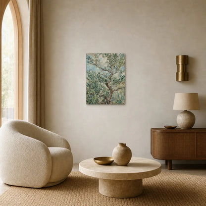 Impressionist Olive Tree Canvas Wall Art