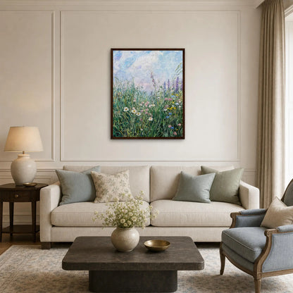 Framed Botanical Wildflower Art Print | Ready-to-Hang Meadow Wall Decor