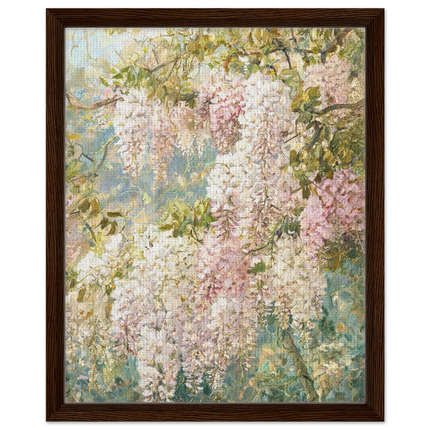 Framed canvas print of an Impress