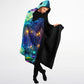 Enchanted Alchemist Cat Micro Fleece Hooded Blanket