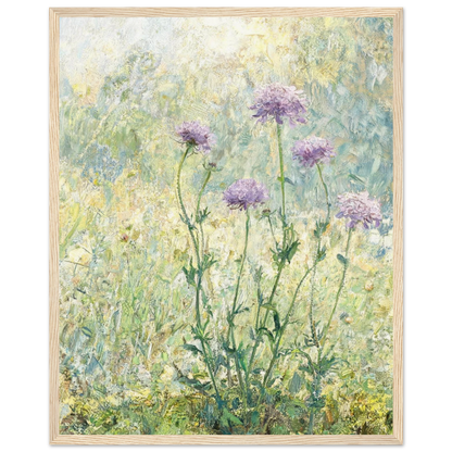 Impressionist Wildflower Meadow Framed Art Print