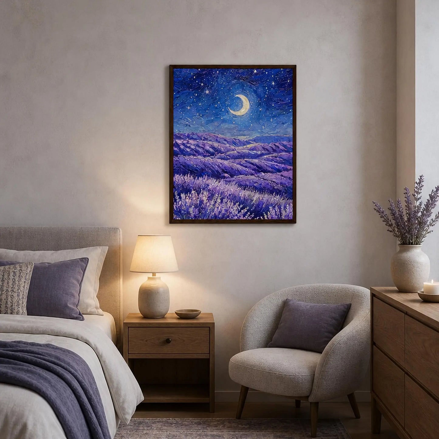 Lavender Twilight Framed Art Poster